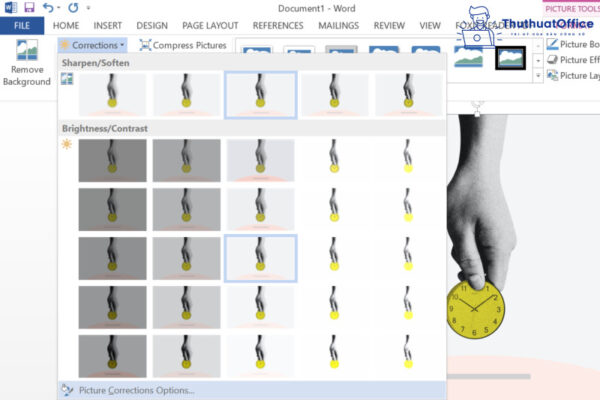 Cách làm mờ ảnh trong Word đơn giản nhất 8 làm mờ ảnh trong word