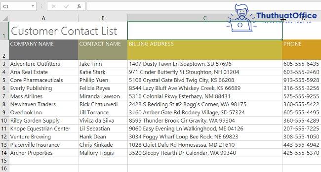 6 cách di chuyển hàng, di chuyển cột trong Excel 4 6 cách di chuyển hàng, di chuyển cột trong Excel 3