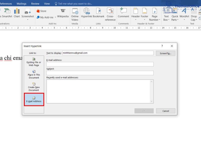 Chèn hyperlink trong Word cực đơn giản 6 hyperlink trong Word