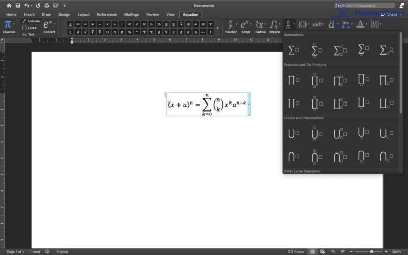 Tổng hợp 3 cách viết công thức trong Word ai cũng nên biết 4 Cách viết công thức trong Word
