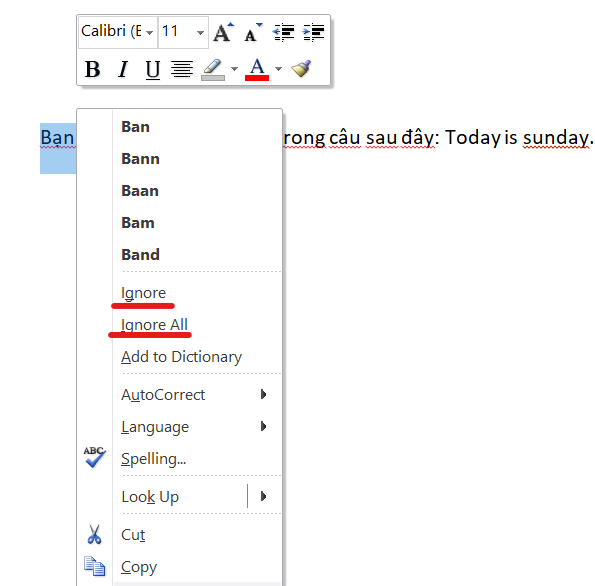 Xóa bay màu gạch chân xanh đỏ trong Word với 2 cách nhanh nhất 4 2 cách tắt gạch chân đỏ trong Word triệt để
