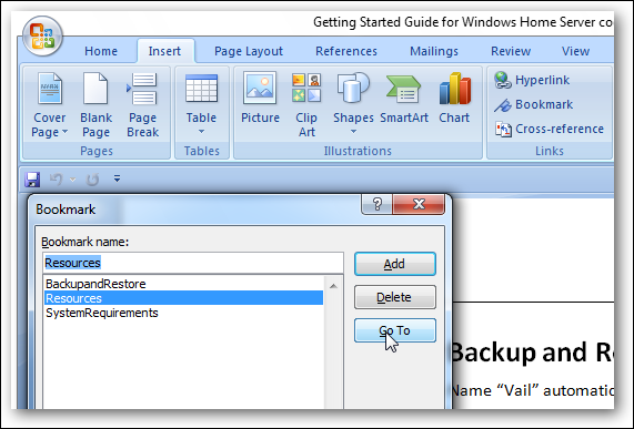 Cách đánh dấu trang trong Word giúp điều hướng nhanh đến các ghi chú quan trọng cho các lần mở và chỉnh sửa tài liệu sau này một cách chuyên nghiệp 8 cach danh dau trang trong Word 07