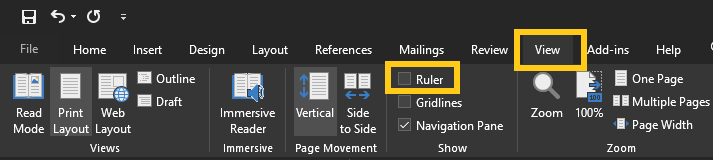 Cách hiện thước trong Word và các ứng dụng của thước ai cũng nên biết 3 Cách hiện thước trong Word và các ứng dụng của thước ai cũng nên biết 2