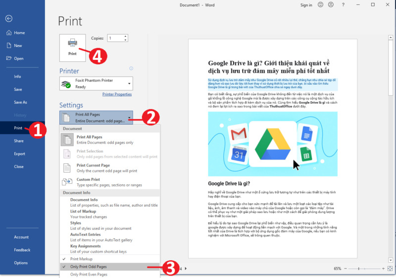 Cách in 2 mặt trong Word 2010 hoặc các phiên bản khác theo cách thủ công hoặc tự động cực đơn giản 8 cach in 2 mat trong Word 08