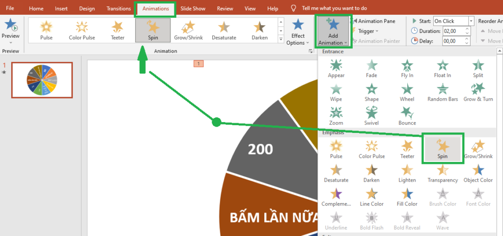 Cách làm vòng quay may mắn trong PowerPoint mà bạn nên biết để có buổi thuyết trình đầy sôi nổi 9 cach-lam-vong-quay-may-man-trong-PowerPoint-07