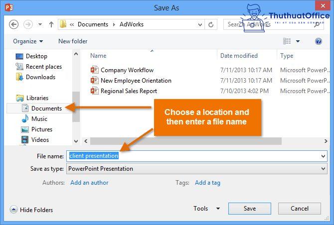 Top 5 cách lưu PowerPoint cực hay cho dân văn phòng 2 cách lưu PowerPoint