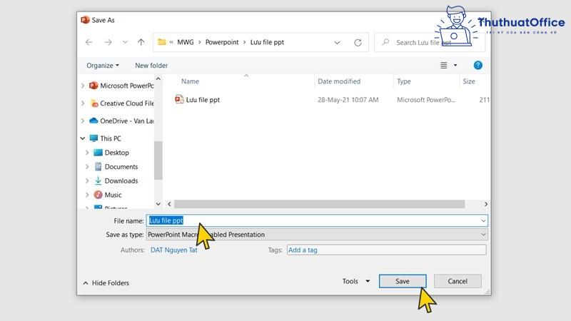 Top 5 cách lưu PowerPoint cực hay cho dân văn phòng 4 cách lưu PowerPoint