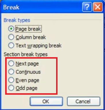 Cách ngắt trang trong Word 2016, 2010 hoặc 2007 cực nhanh và đơn giản 5 cach ngat trang trong Word 01