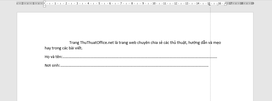 Cách tạo dòng kẻ chấm trong bảng Word 2010, 2016 hay 2003 chỉ với các thao tác đơn giản 12 cach tao dong ke cham trong bang Word 2010 07