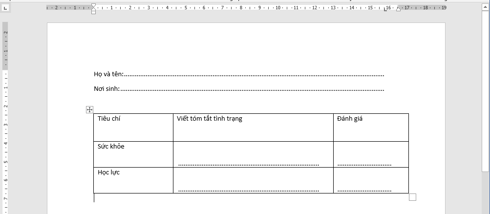 Cách tạo dòng kẻ chấm trong bảng Word 2010, 2016 hay 2003 chỉ với các thao tác đơn giản 18 cach tao dong ke cham trong bang Word 2010 14