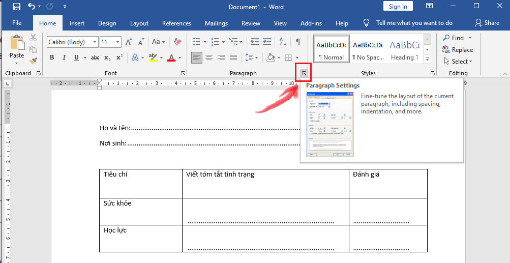 Cách tạo dòng kẻ chấm trong bảng Word 2010, 2016 hay 2003 chỉ với các thao tác đơn giản 19 cach tao dong ke cham trong bang Word 2010 15