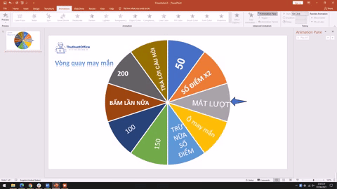 Cách làm vòng quay may mắn trong PowerPoint mà bạn nên biết để có buổi thuyết trình đầy sôi nổi 15 cach-tao-vong-quay-may-man-trong-PowerPoint-07