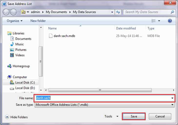 Tiết kiệm thời gian với cách trộn thư trong Word 2010 7 Tiết kiệm thời gian với cách trộn thư trong Word 2010 6