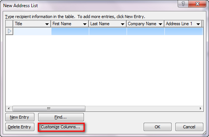 Tiết kiệm thời gian với cách trộn thư trong Word 2010 4 Tiết kiệm thời gian với cách trộn thư trong Word 2010 3