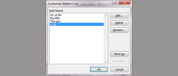 Tiết kiệm thời gian với cách trộn thư trong Word 2010 5 Tiết kiệm thời gian với cách trộn thư trong Word 2010 4