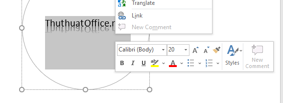 Cách viết chữ trong hình tròn trong Word cực kỳ độc đáo mà bạn nên biết 6 cach-viet-chu-trong-hinh-tron-trong-Word-05