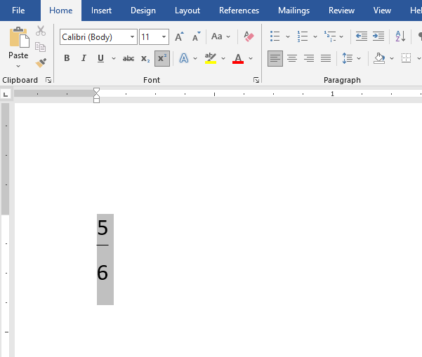 5 cách viết phân số trong Word đơn giản, không mất nhiều thời gian chắc bạn chưa biết! 6 cach viet phan so trong Word 07