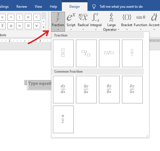5 cách viết phân số trong Word đơn giản, không mất nhiều thời gian chắc bạn chưa biết! 11 cach viet phan so trong Word 10