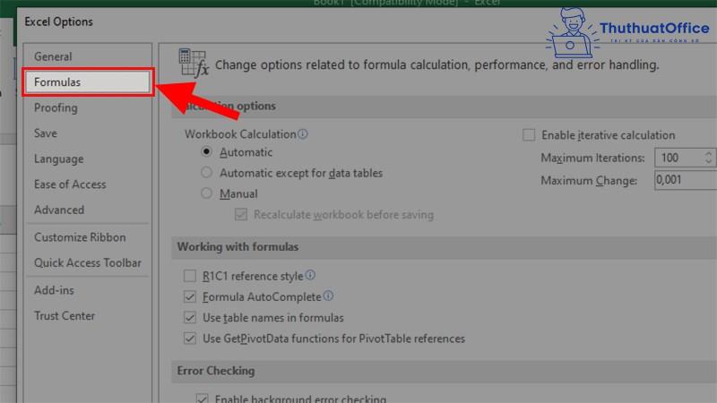 4+ cách xử lý Excel không nhảy công thức cực đơn giản dễ làm 4 Excel không nhảy công thức