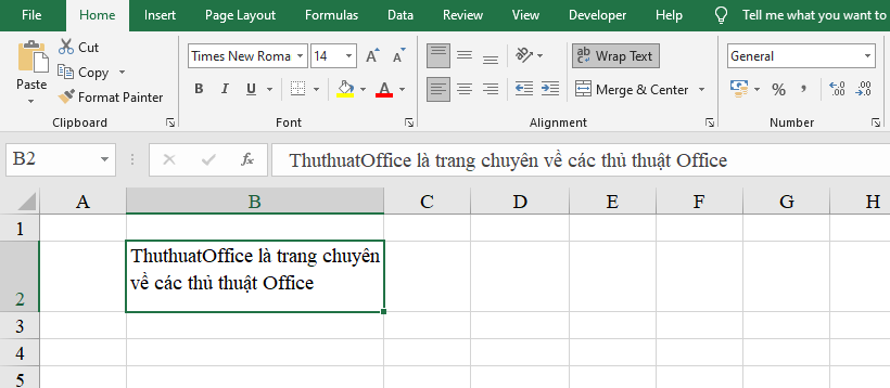 Những cách xuống dòng trong ô Excel mà bạn chưa chắc đã biết. Có cả cách làm trên các thiết bị Android và iOS 9 cach xuong dong trong o Excel 12