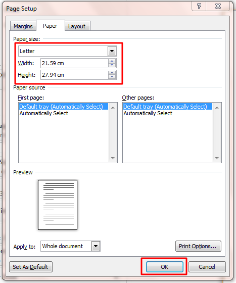 5 định dạng trang in trong Word 2010 đặc biệt lưu ý mà bạn nên biết 5 định dạng trang in trong Word 2010