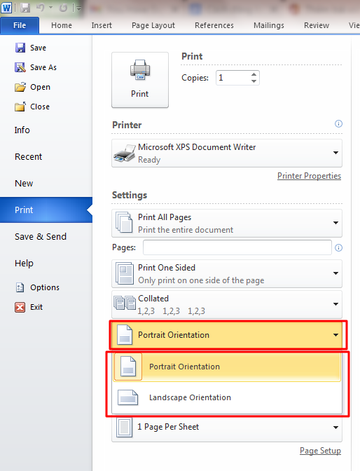 5 định dạng trang in trong Word 2010 đặc biệt lưu ý mà bạn nên biết 6 định dạng trang in trong Word 2010