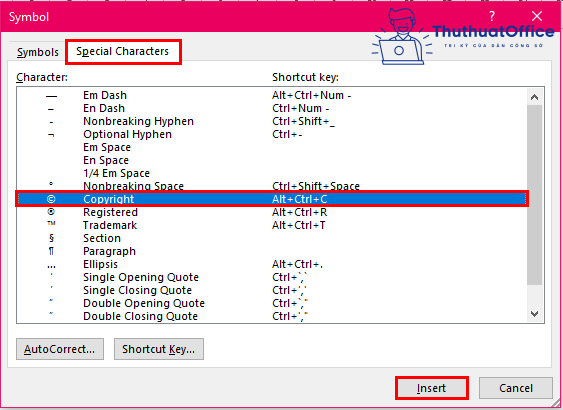 5 cách chèn ký tự trong Word siêu đơn giản 6 chèn ký tự trong Word