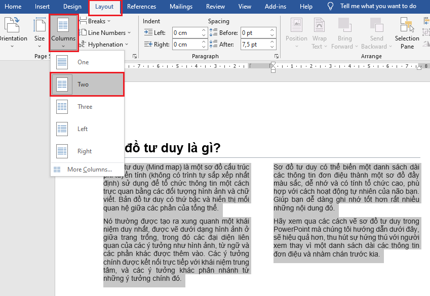 Chia cột trong Word 2007, 2010, 2013, 2016 đầy đủ nhất (Cập nhật mới nhất) 3 chia-cot-trong-Word-02