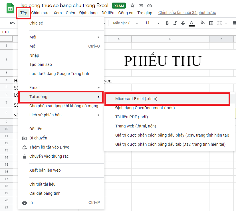 Cách chỉnh sửa file Excel trên Google Drive cực đơn giản 7 chinh sua file Excel tren google drive 06