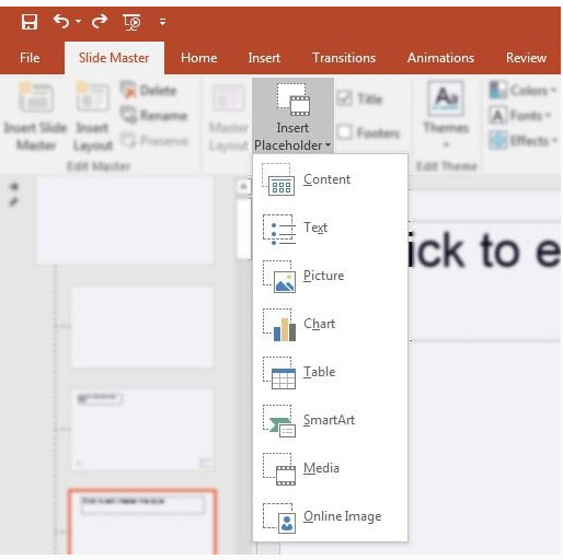 Hướng dẫn chỉnh sửa Layout trong PowerPoint đơn giản 8 Chỉnh sửa bố cục Slide Master PowerPoint