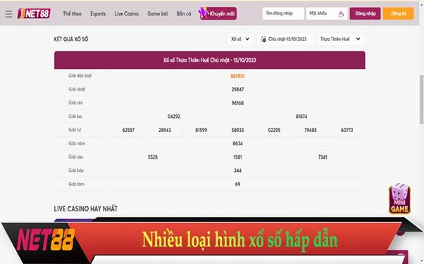 Nhiều loại hình xổ số hấp dẫn