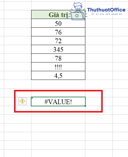 Lỗi #VALUE! trong Excel là gì và cách khắc phục nhanh chóng 9 lỗi #VALUE! trong Excel