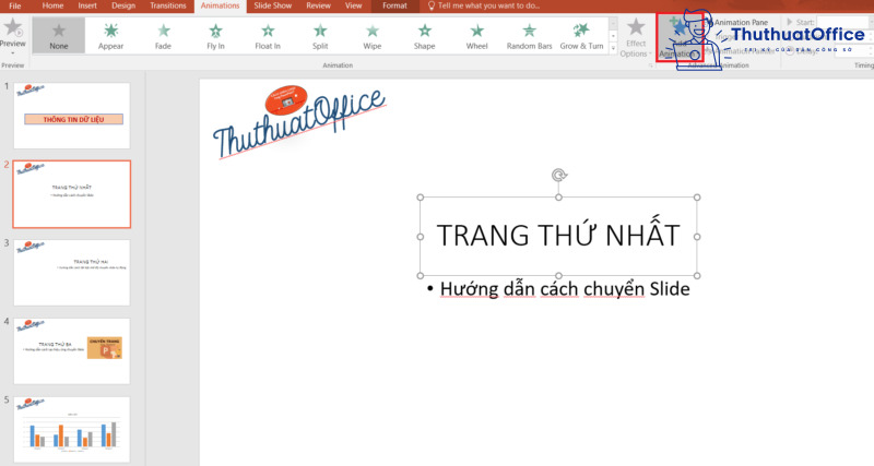 Khám phá những cách chuyển trang trong PowerPoint 4 cách chèn logo vào PowerPoint