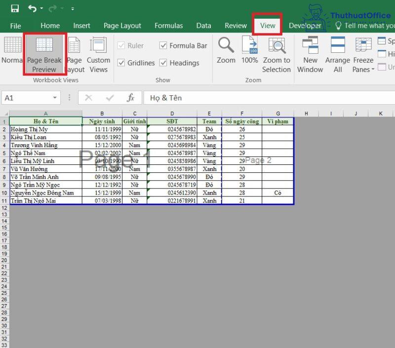 Cách căn lề trong Excel siêu dễ 8 Cách căn lề trong Excel