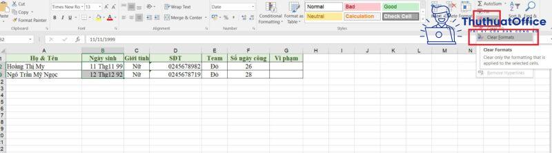 Cách định dạng ngày tháng trong Excel nhanh gọn lẹ 19 định dạng ngày tháng trong Excel