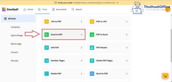 Chuyển file excel sang PDF không mất định dạng