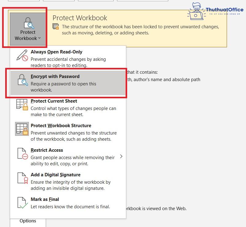 Tất tần tật những cách để khoá file Excel 19 khoá file Excel