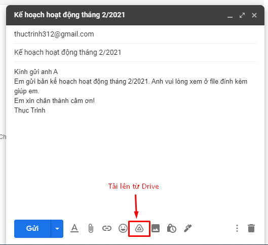 Hướng dẫn cách nén file PDF để gửi Email đầy đủ nhất 11 Đính kèm drive