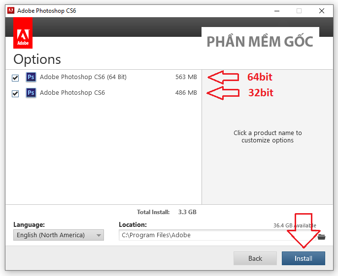 Hướng Dẫn Cài Đặt Adobe Photoshop CS6