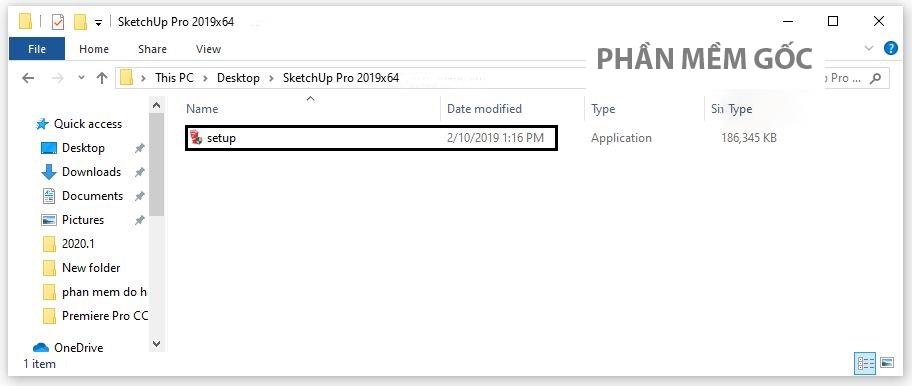 Hướng dẫn Cài Đặt SketchUp Pro 2019