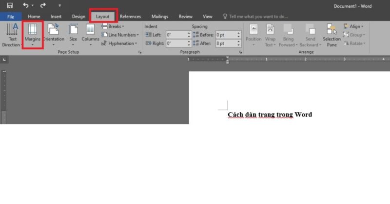 3 cách dàn trang trong Word đơn giản chỉ với 30 giây 1 3 cách dàn trang trong Word đơn giản chỉ với 30 giây 1