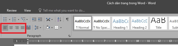 3 cách dàn trang trong Word đơn giản chỉ với 30 giây 11 3 cách dàn trang trong Word đơn giản chỉ với 30 giây 11