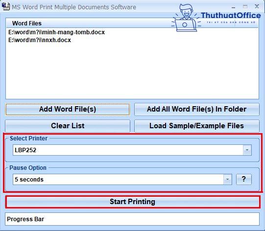 Cách in nhiều file Word cùng lúc dễ dàng và nhanh chóng. Bạn đã biết chưa? 9 in nhiều file Word cùng lúc