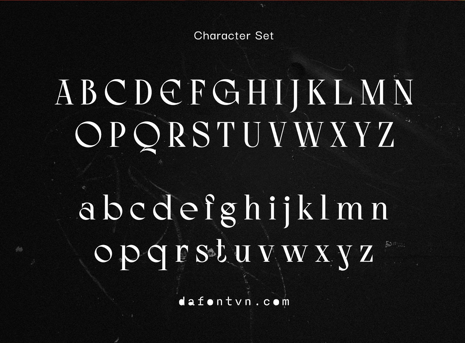 font-4-25 AO Mireille Font - Character