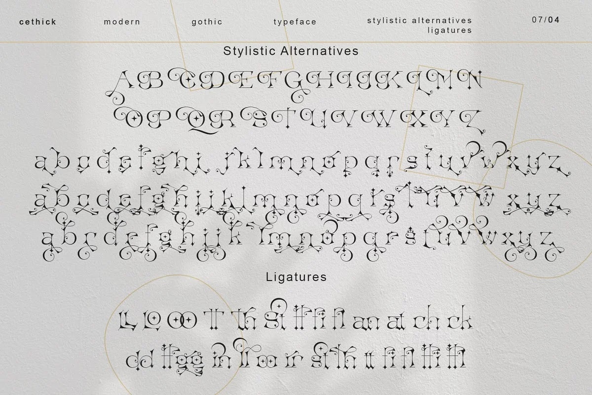 Font Cethik Alternatives