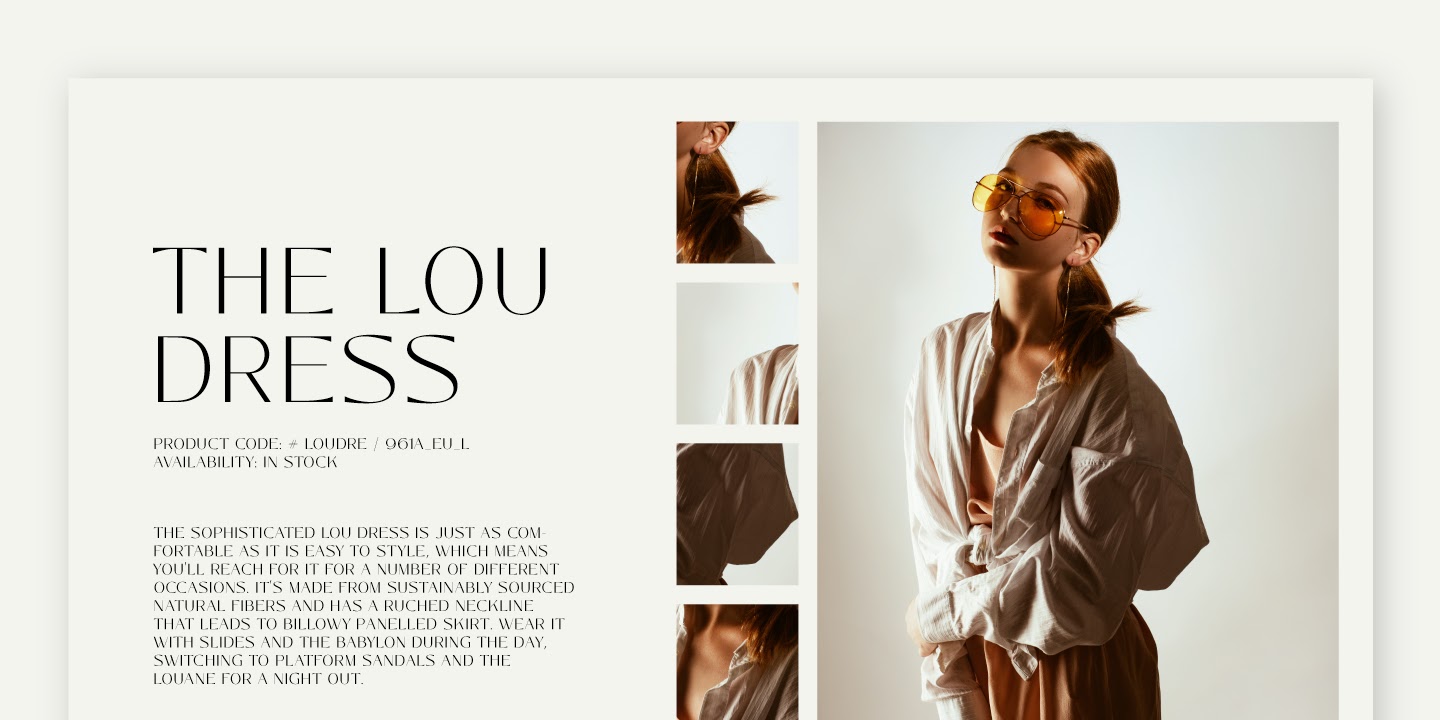 Zolina - Modern Font family