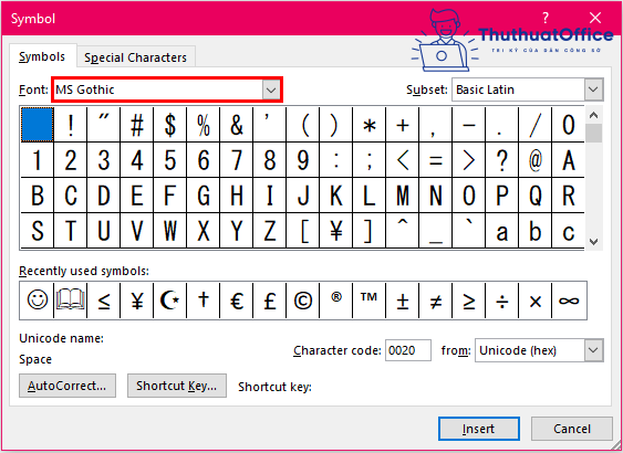 5 cách chèn ký tự trong Word siêu đơn giản 17 chèn ký tự trong Word