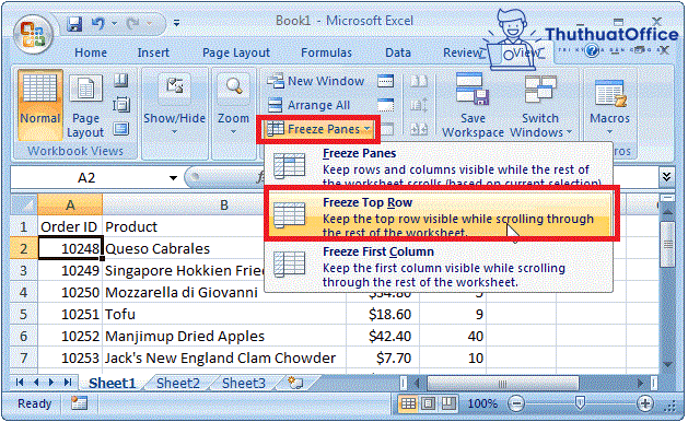 Cách cố định ô trong Excel để cuộn và đối chiếu dễ dàng hơn 14 cố định ô trong Excel