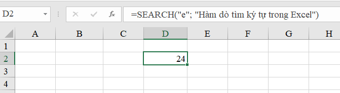 Hàm dò tìm ký tự trong Excel có hay không xuất hiện trong chuỗi văn bản cực dễ 4 ham do tim ky tu trong Excel 04
