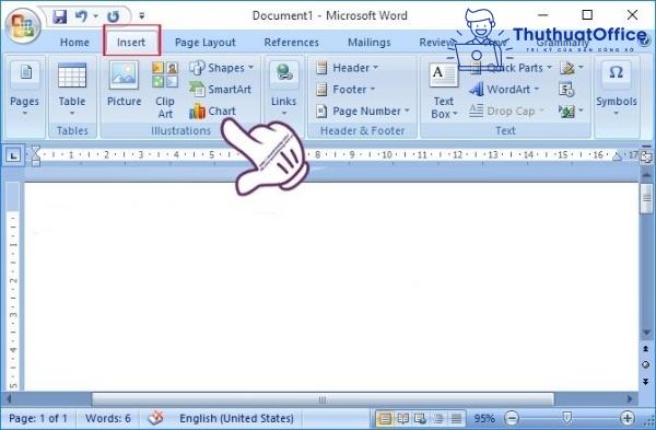 Cách vẽ biểu đồ trong Word siêu đơn giản, nhanh chóng 4 Vẽ biểu đồ trong Word